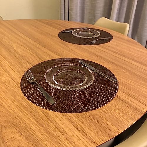 Kit Jogo Americano 8 Un - Sousplat (Cobre)