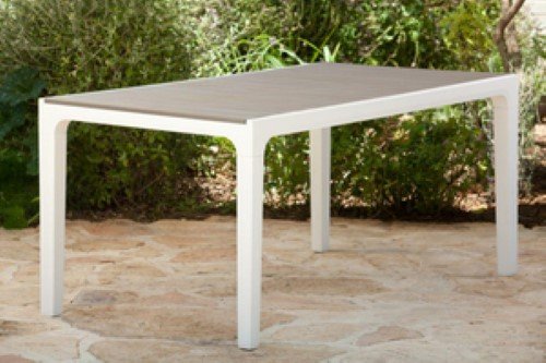 Viscio Trading Harmony Tavolo, Tortora, 160X90X9.6 Cm