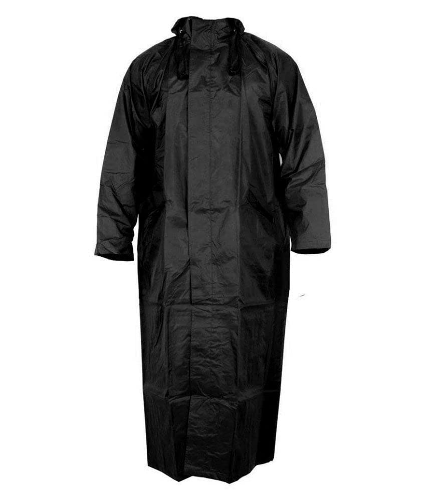 ketkar Unisex Nylon Hooded Waterproof Long Lightweight Waterproof Raincoat|Overcoat Full Length For Men_Pack Of 01-picture-41