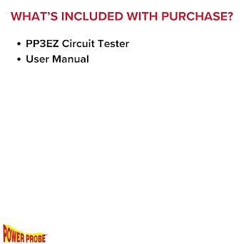 Power Probe 3EZ Circuit Tester with Diagnostic Mode (PP3EZREDCS)