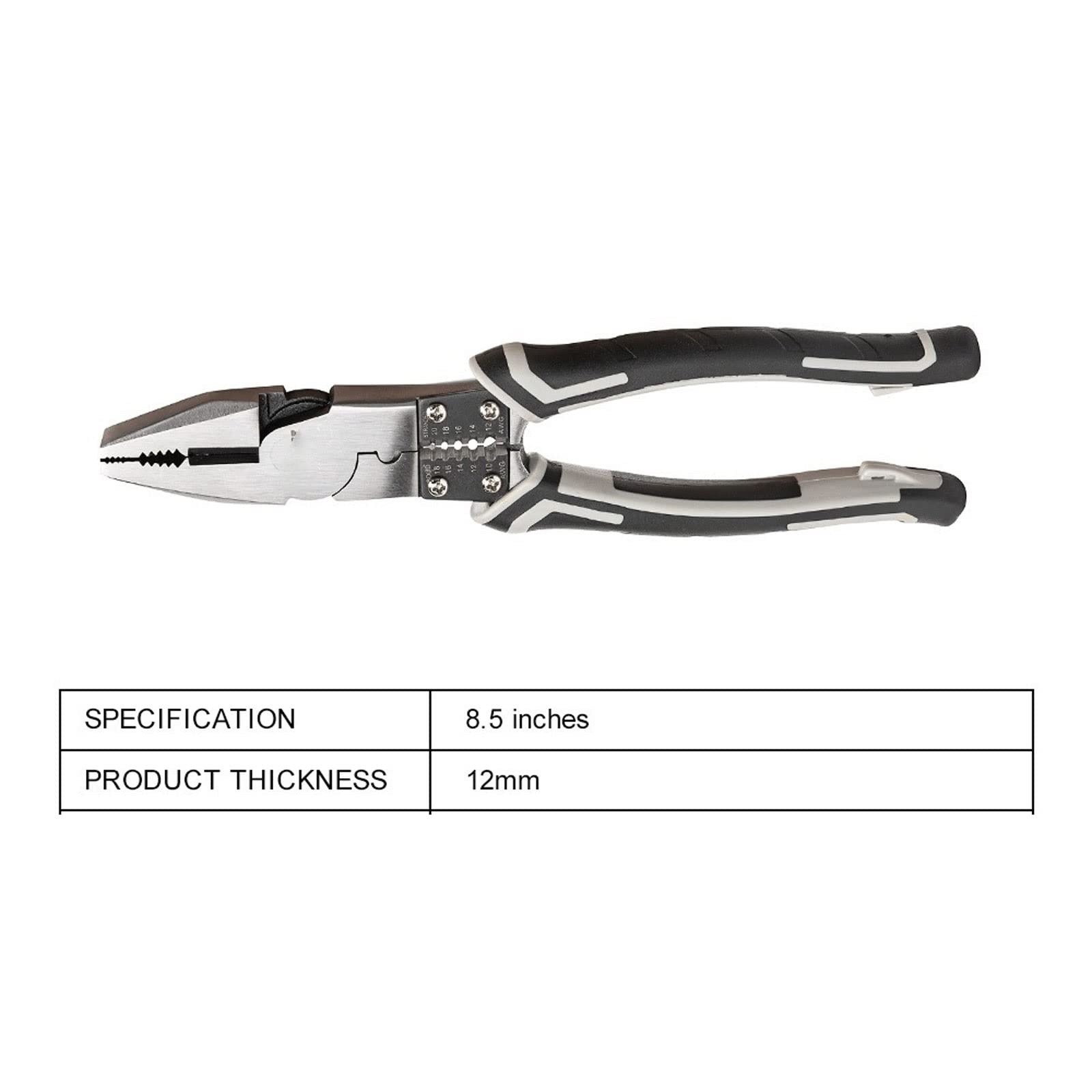 JINGYAN Alicates universales Multifunctional Universal Needle-nose Pliers Oblique Stripping Wire Electrician Repair Tool