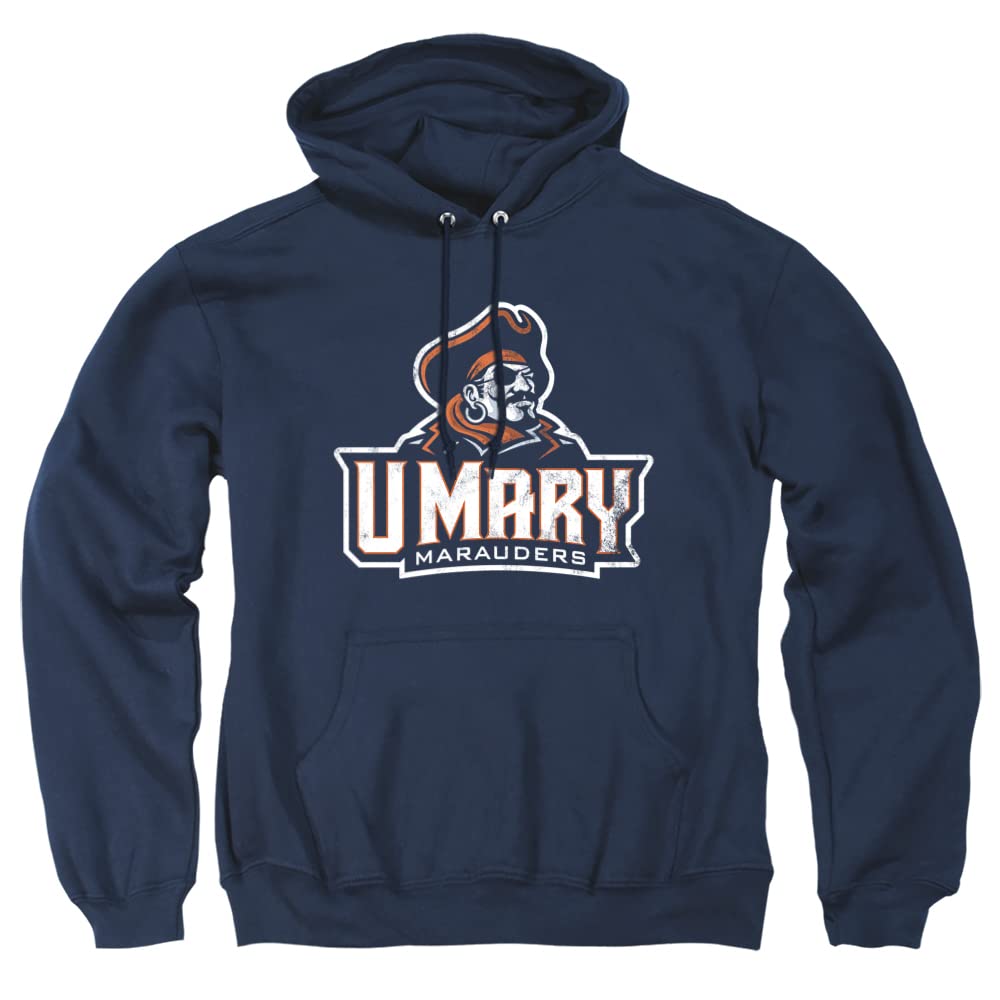 LOGOVISION Official Collegiate Distressed Primary Logo Adult Pullover Hoodie Collection — view 42