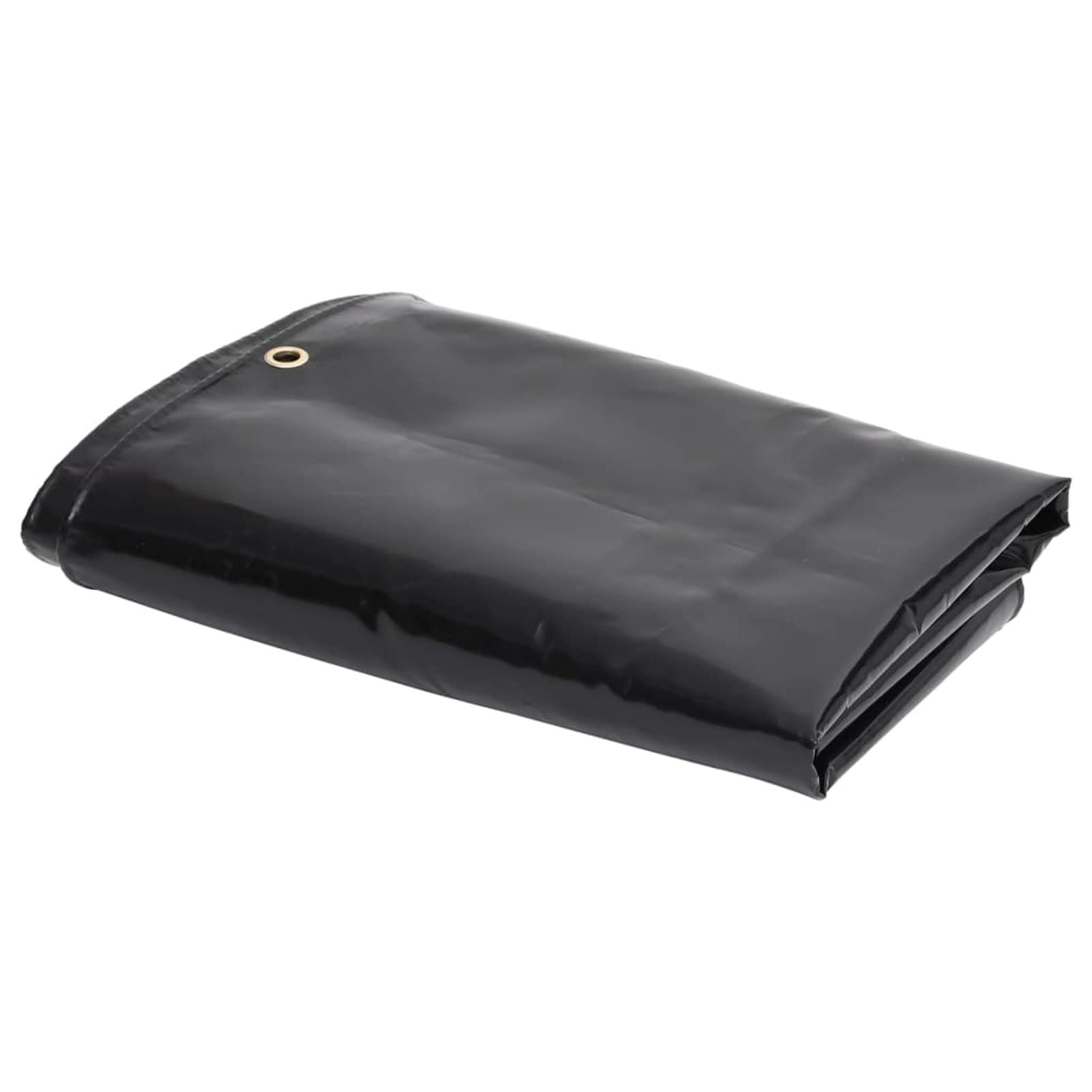 Homgoday Lona 650 g/m² 3x4 m Negro Lona Impermeable Exterior, Toldo Reforzado Protección contra UV, con Ojales para Leña, Muebles, Jardín, Piscinia, Vehículos
