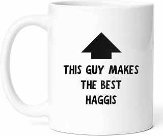 Best Haggis Cook Mug - Scottish Dish Coffee Cup - Funny Gift From Family - Meal Tea Mugs - Recipe Cups - 11 Oz Ceramic Gifts For Food Enthusiasts, Birthday, Him, Her, Christmas, Cultural Celebration