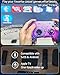 Wzuicov Multi-Platform Game Controller with RGB & Dual-Mode Bluetooth & Wired Connection, Wireless Gamepad for Switch/Switch 2/iOS/Android/PC/TV Box/Tesla, Includes 2 USB-C Cables & Adapter