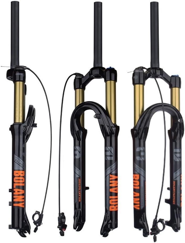 Fourche velo suspension 29 pouces pour eliminer les vibrations du guidon en VTT