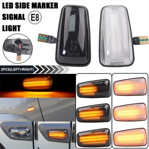 Intermitente lateral dinámico luz marcador compatible con Citroen Berlingo Jumpy 4