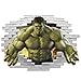 Oulensy Superhéroes Dormitorio AvengersIncredible Hulk Etiqueta de la Pared del Arte del Vinilo Home Kids Boy PosterThor Nursery Decor Decal