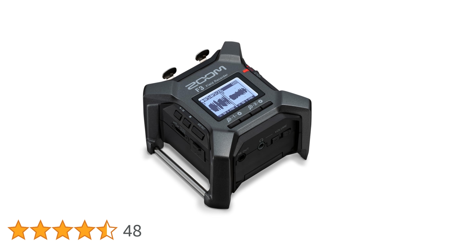 Amazon | ZOOM ズーム F3 小型軽量フィールドレコーダー 32bitフロート