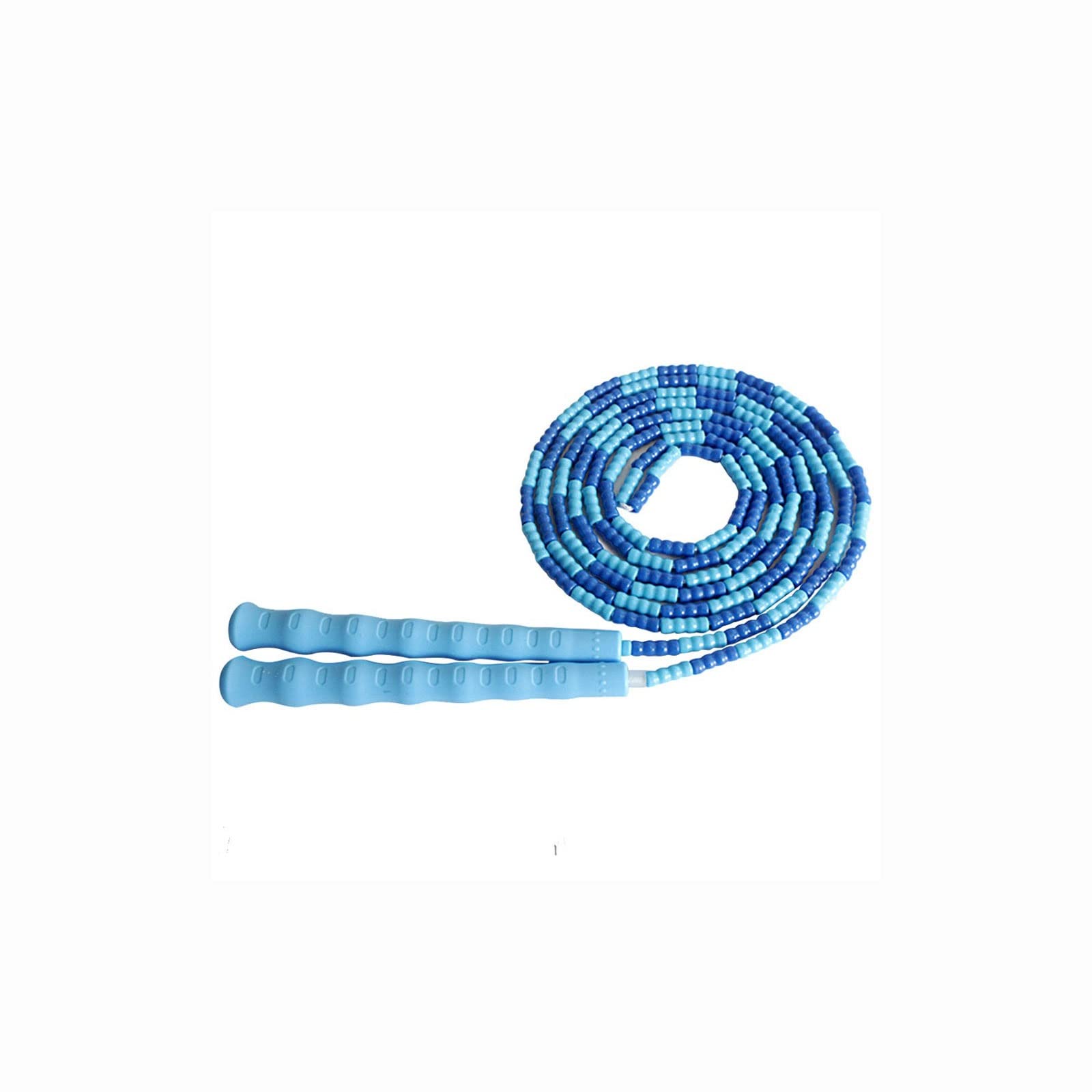 XIANGFATS Cuerda Saltar Omitir la Cuerda Yoga Entrenamiento de Cuentas Suaves Salto no Deslizante Mango Deportivo Ejercicio Gimnasio de Gimnasio Grasa Ardor Entrenamiento Fitness segmentado