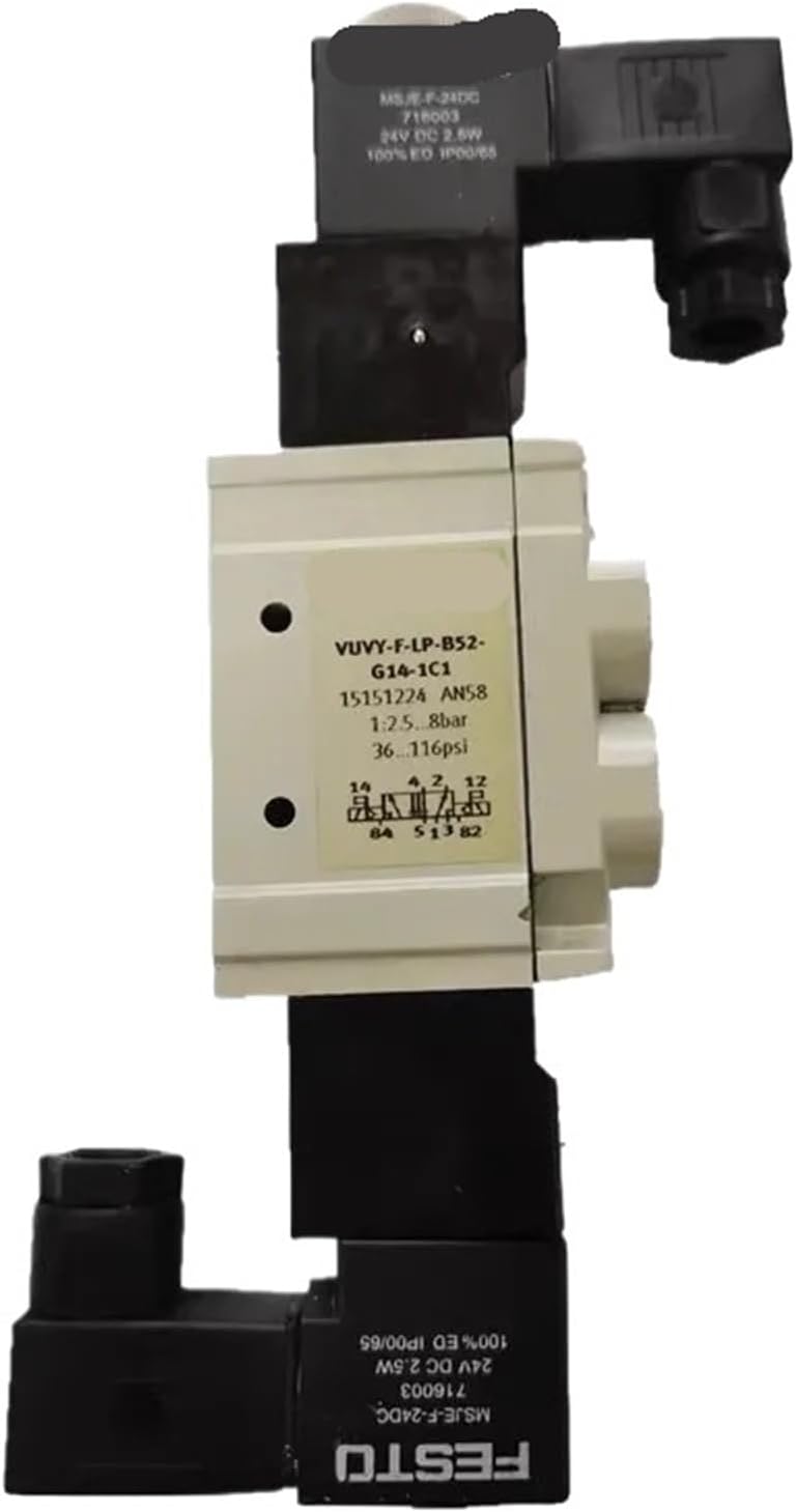 Solenoid valve VUVY-F-LP-B52-G14-1C1 coil MSJE-F-24VDC 2.5W