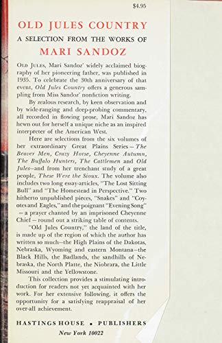 Old Jules Country: a Selection From the Works o... B002H2V8M8 Book Cover