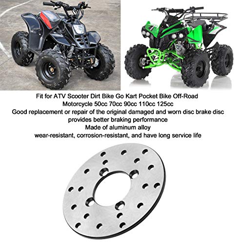 image for Aramox Disc Brake Plate, Disc Brake Rotor for ATV Scooter Dirt Bike Go