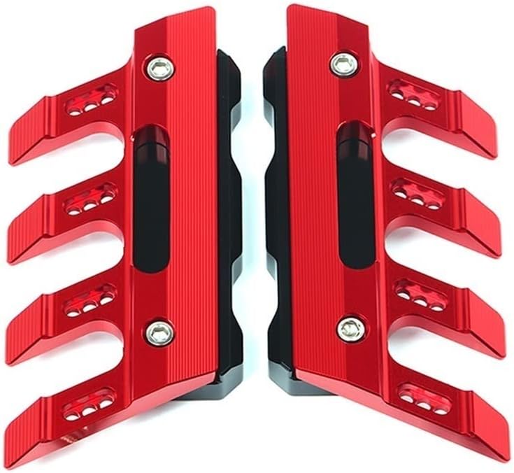 SCUUBE for Yamaha X-MAX Xmax 125 250 300 400 Motorcycle Mudguard Front Fork Protector Guard Block Front Fender Slider Accessories Motorcycle Accessories (Color : Red)