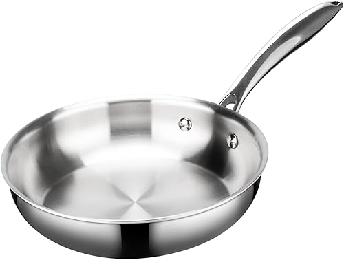 Miniatura 5 de Duxtop Placa de cocción de inducción portátil, 1800 W 8500ST E210C2 y sartén de acero inoxidable de tres capas con revestimiento completo,