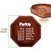 RNK Gaming Farkle Luxury Edition Brown PU Leather Dice Tray