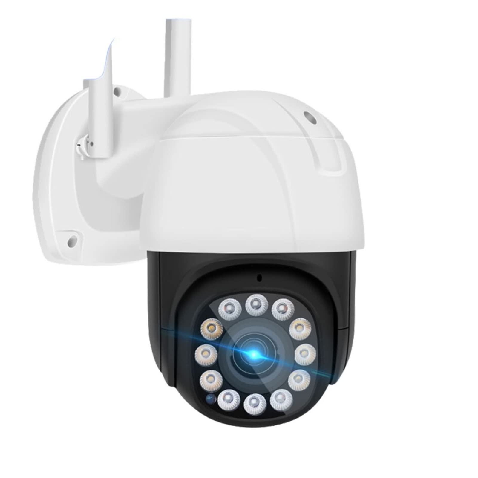 Telecamera Wifi Esterno, Telecamera IP da 3 MP Zoom ottico Telecamera di sicurezza for videosorveglianza Rilevazione movimento PTZ wireless for esterni Home Smart ,Sicurezza, Antifurto(4G Camera)
