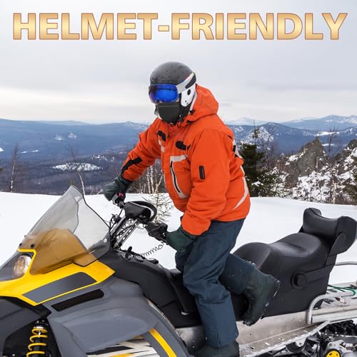 Fivali Winter Neck Warmer Face Ski Mask: Neck Gaiter Wind Protection Face Cover Fleece Balaclava Scarf for Men Women4