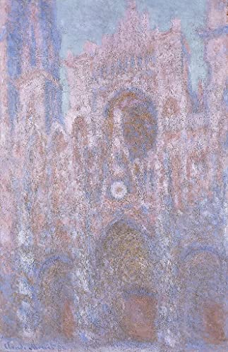 Tableau Claude Monet Cathédrale de Rouen impression sur toile grand format 60x90cm pour salon