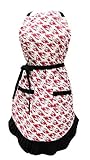 Two Lumps of Sugar Adult Ruffle Apron (Los Lobsters)