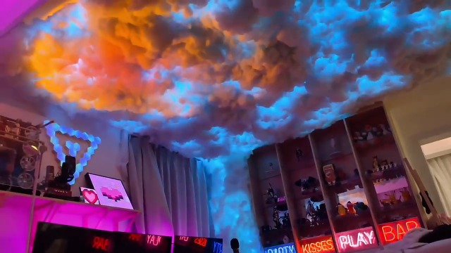 Amazon | ledテープライト 5m ルチカラー 雷云灯 LEDテープライト 間接