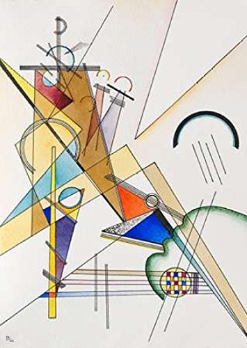 Póster Posterazzi Gewebe de Wassily Kandinsky (20 x 28)