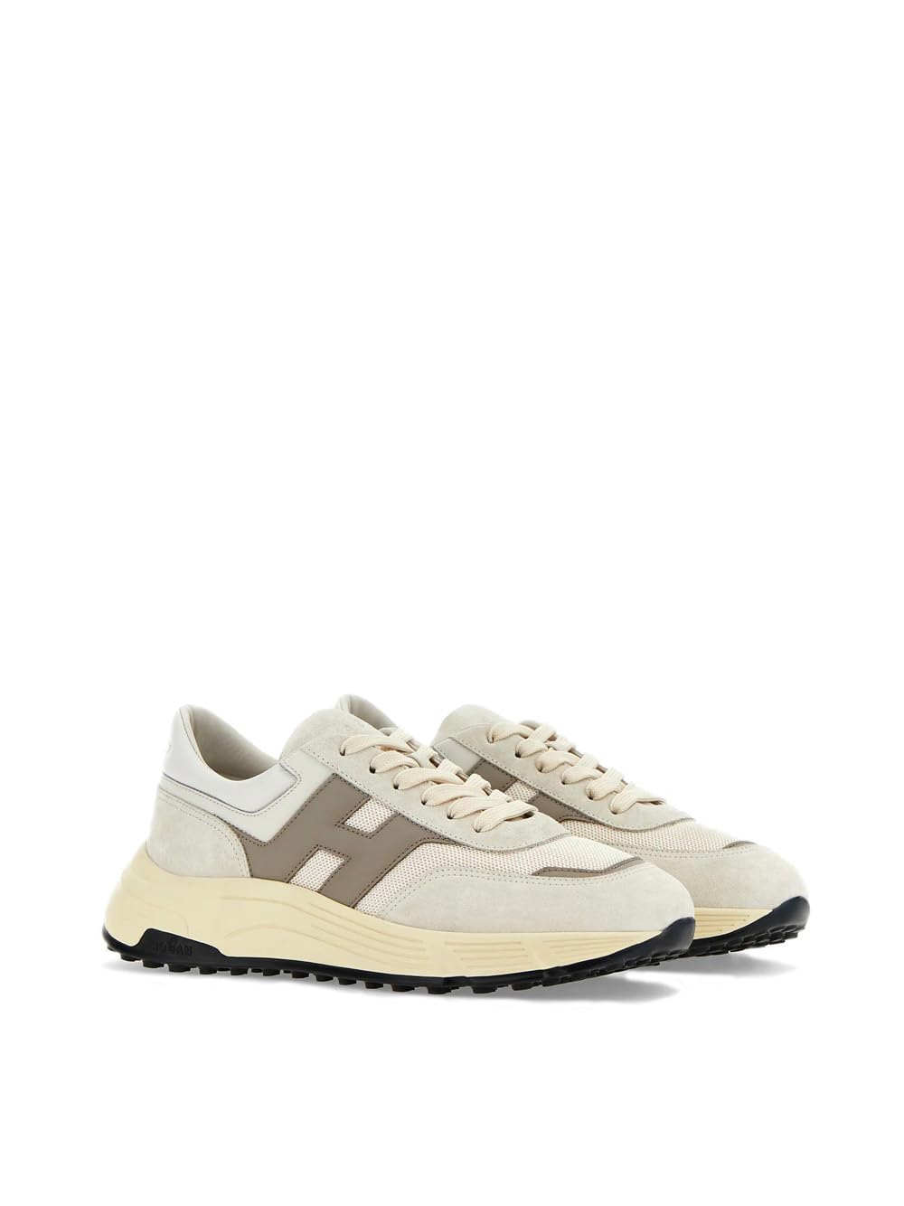 Hogan Zapatillas Hyperlight de ante con H Fango HXM5630FR30U6X680K Blanco