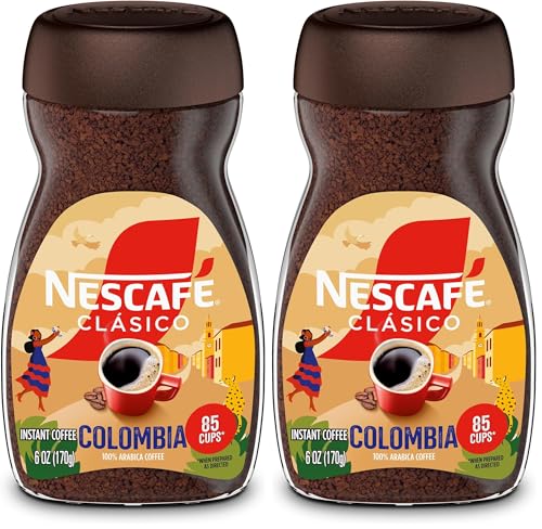 Nescafé Clásico Coffee, Medium Roast, Instant | Colombia | 6