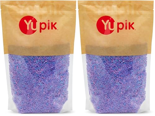 Image of Yupik Cotton Candy Flavored Sprinkles, 2.2 Lb, Kosher, Fat-Free, Made In The United States, Purple Sprinkles, Dessert Topping (Pack of 2)