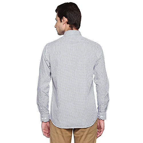Image of Colorplus Men's Print Regular Fit Shirt