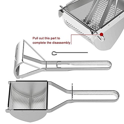 MyLifeUNIT Heavy Duty Commercial Potato Ricer, Stainless Steel Business Potato Ricer and Masher MyLifeUNIT Heavy Duty Commercial Potato Ricer, Stainless Steel Business Potato Ricer and Masher