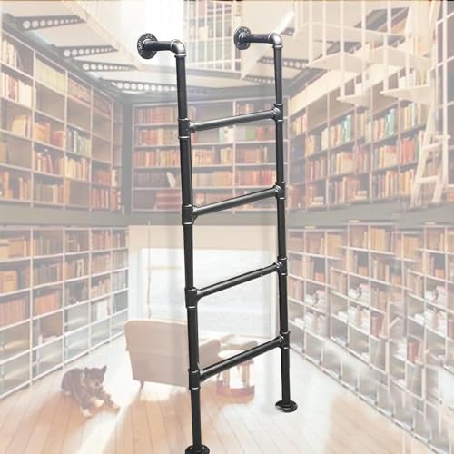 Egress - Escalera de pared para ventana, escalera de metal para áticos, literas y lofts, soporta 330 libras, diseño duradero de hierro forjado