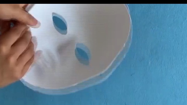 6 Masques Blancs à Peindre Soi-Même - Carnaval, Halloween, DIY Décoratif