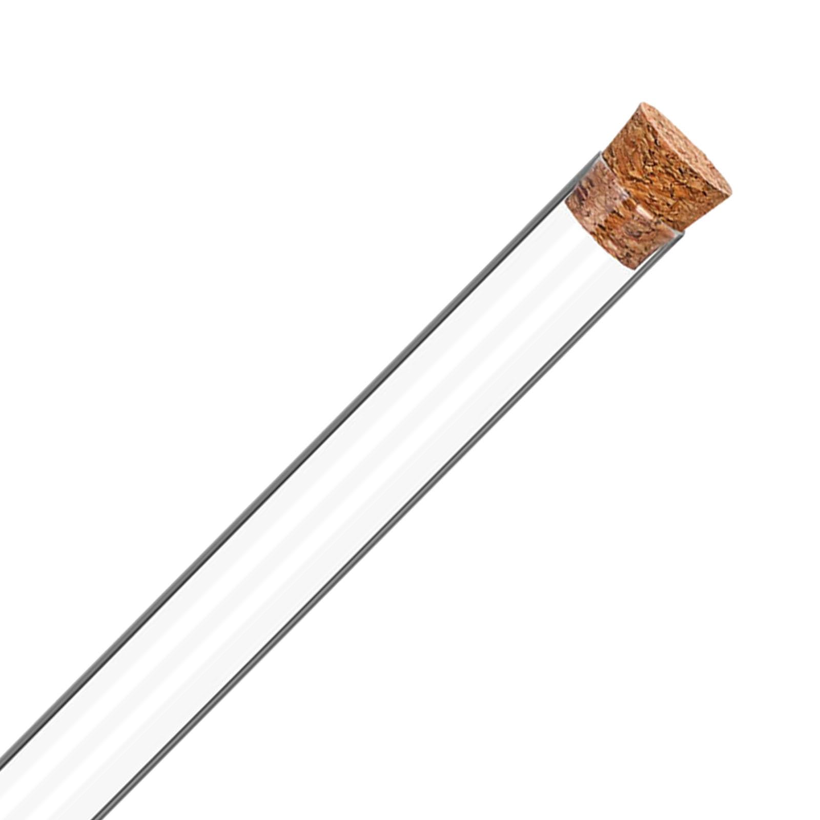 55 szt. szklanych probówek z korkami, 30 ml, 20 x 150 mm