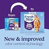 Fresh Step Control de Olores Avanzado Arena Aglomerante para Múltiples Gatos, 18.5 lb, Paquete de 2 | Control de Olores con Tecnología Bloqueadora de Amoníaco, Perfumada con Frescura Febreze, Bajo Polvo, Compatible con la Mayoría de Cajas de Arena Automáticas 4