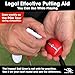 EyeLine Golf Impact Ball Liner 3-Pack with Marker by Hank Haney - Easy Ball Marking Stencil for Accurate Putter Face & Target Line, USGA Legal, Precision Putting Alignment Tool Used by Tour Players