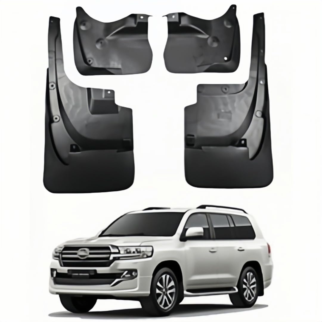 UDRFKDS Mud Flaps Splash Guards For Land Cruiser LC200 （Car small encircle 2016-2025 Accessories Mudflap Fender Flares Front and Rear Mud Guard Set 4PCS