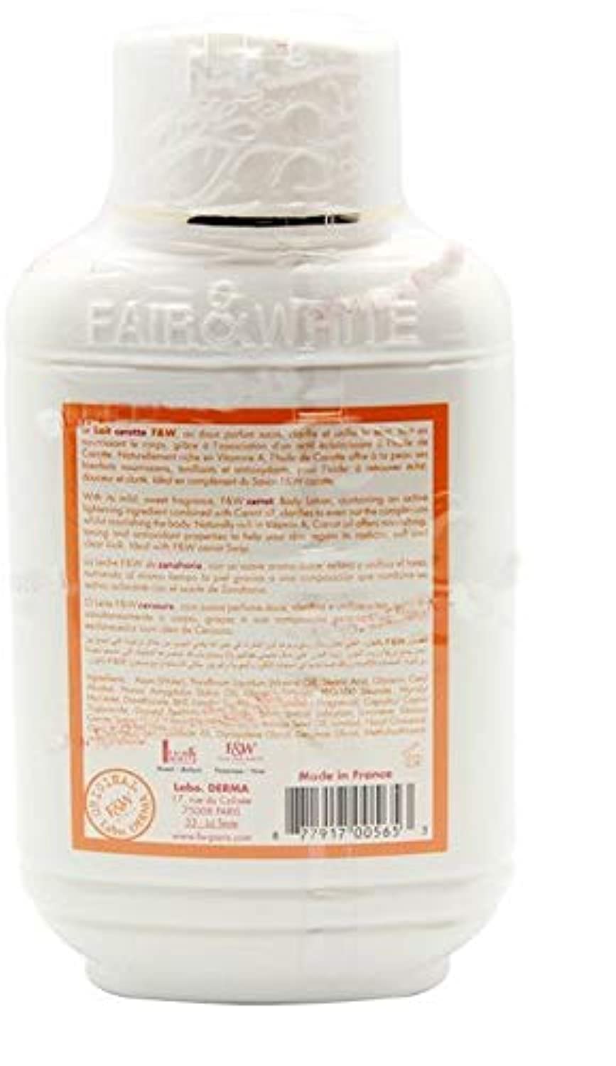 FAIR AND WHITE Lait Carrot Body Lotion - 500ml