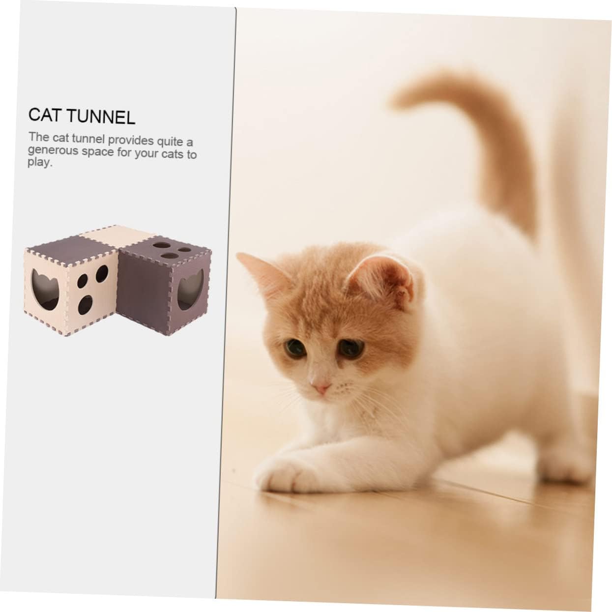 TOYANDONA 1set Cat Tunnel Playset Wear-Resistant Kitten Accessory Indoor Fun Hideaway for Lightweight and Space-Saving Design Cozy Nest for Play and Rest