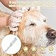 Hundedusche Duschkopf Mit 3 Strahlarten, Hunde Duschkopf Mit Silikonborsten Für Effektive Fellpflege, Duschkopf Zur Haustierbadeunterstützung, Geeignet Zum Baden Und Kämmen Von Hunden （weiß）