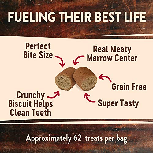 Wellness Core Marrow Roasts, Beef, 8 Ounce Bag Bundle + Wellness Core Digestive Health Dry Dog Food, Whitefish & Brown Rice, 4 Pound Bag #TOP4