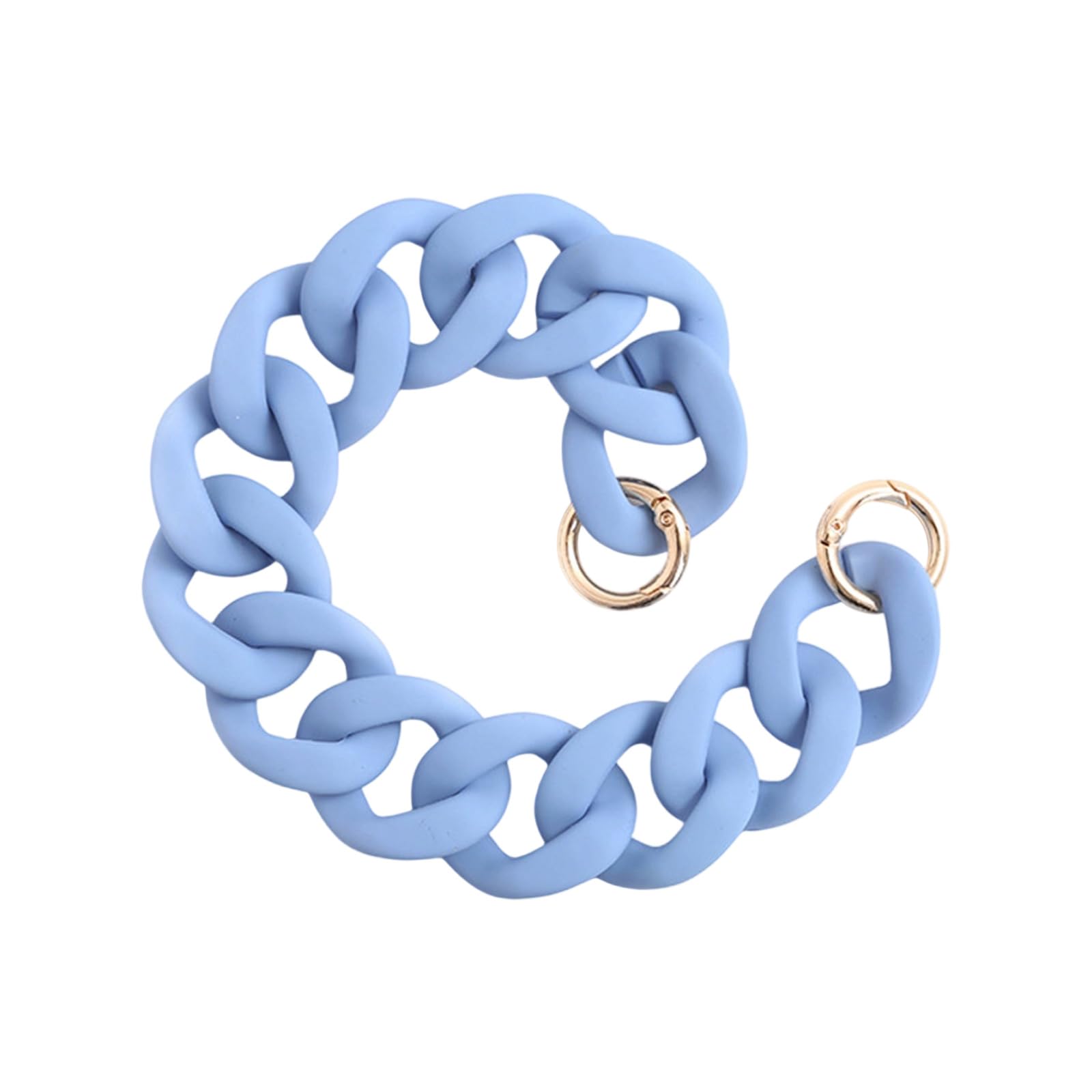 Elnwnnkc Dumpy Acrylic Purse Strap Bag Chain Handle Replacement, Handbag Purse Making Accessory Decorations Extender Chain Bag Handle