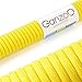 Ganzoo - Corda di sopravvivenza universale in paracord da 550 pollici (guaina in nylon), lunghezza totale 15 m, colore: giallo