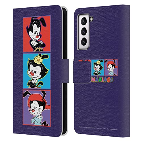 Étui Animaniacs Samsung S21 5G Housse Portefeuille Cuir Graphique