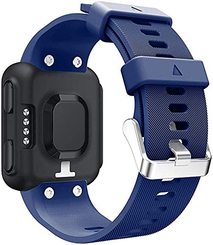 Shieranlee Pasek kompatybilny z zegarkiem Garmin Forerunner 35, miękki silikonowy pasek zastępczy do smartwatcha Garmin Forerunner 35, pasuje na nadgarstek 130–230 mm