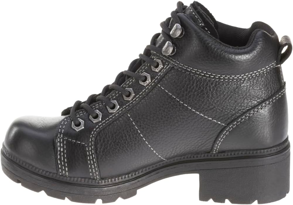 HARLEY-DAVIDSON FOOTWEAR Women's Tyler 6" Boot, Black, 9 M