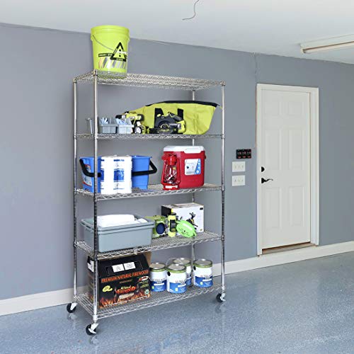 Best Garage Shelving Units With Wheels (Keep Items Off The Floor)