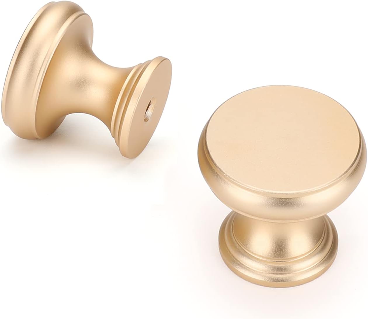 Ubisin 10 Pack Champagne Gold Knobs,Gold Drawer Knobs Kitchen