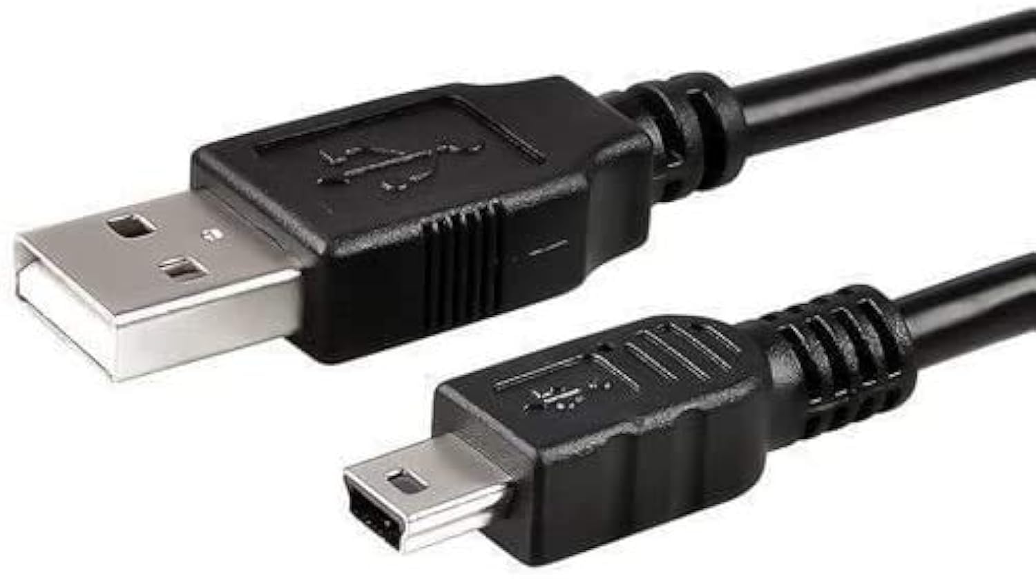 NiceTQ USB 2.0 Data Sync Cable with USB-A and Mini-B connectors
