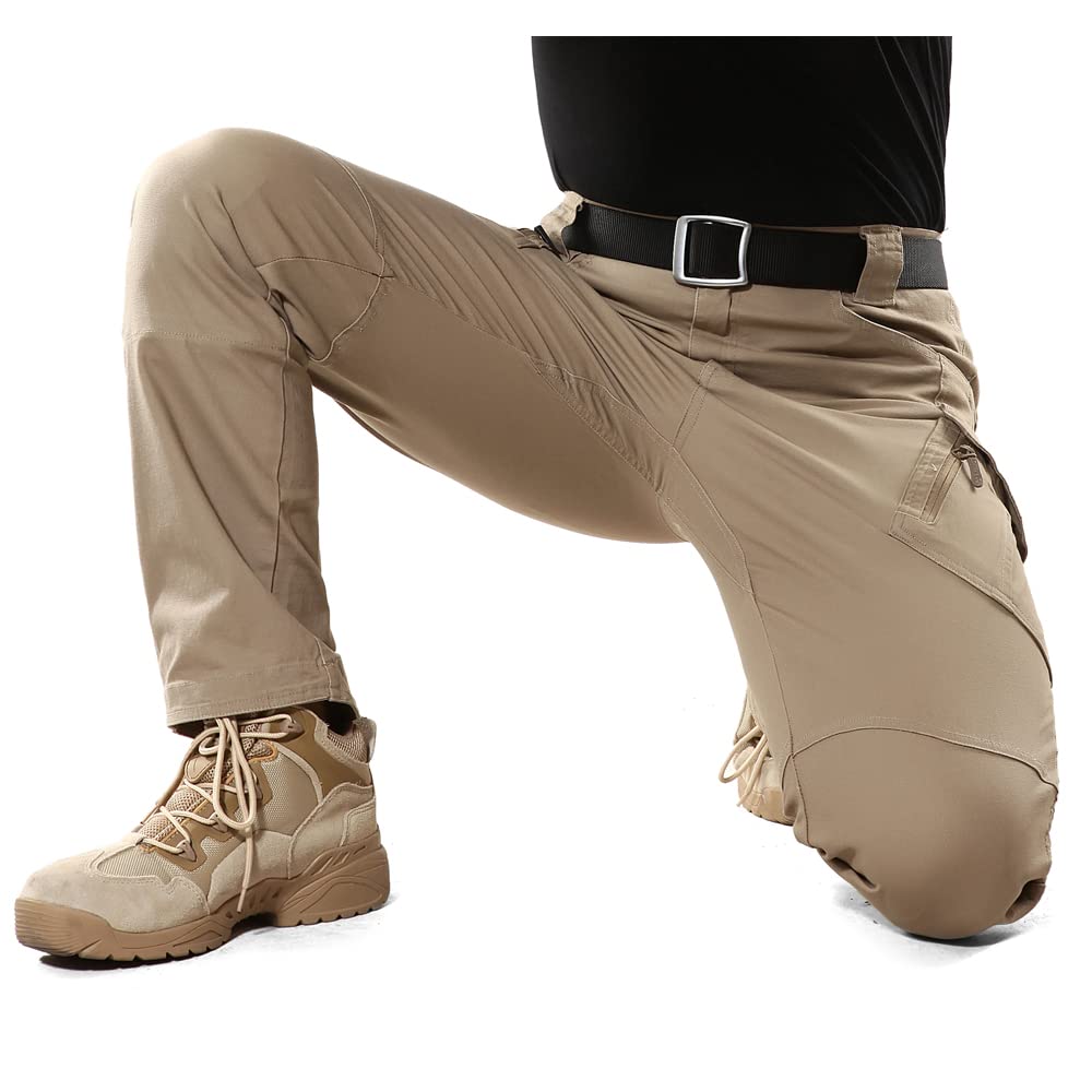 Pantalones De Carga Pantalón Tactico Hombre Algodón PantalóN de Trabajo De Combate Pantalones Militares para Exteriores Acampar Senderismo Caminar